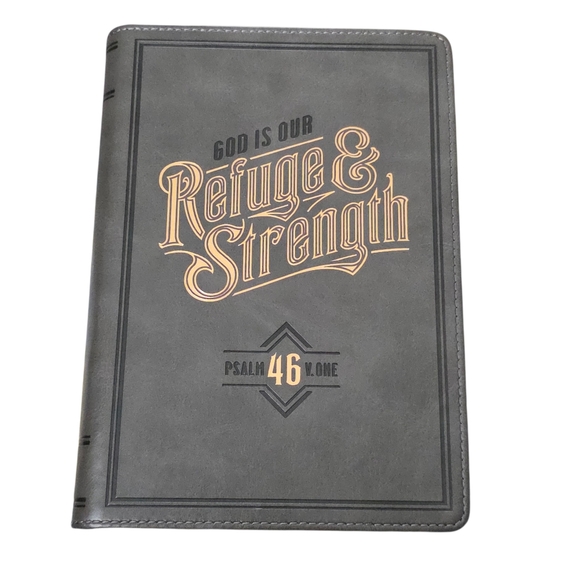 Other - Embossed FAUX Leather Zip Journal